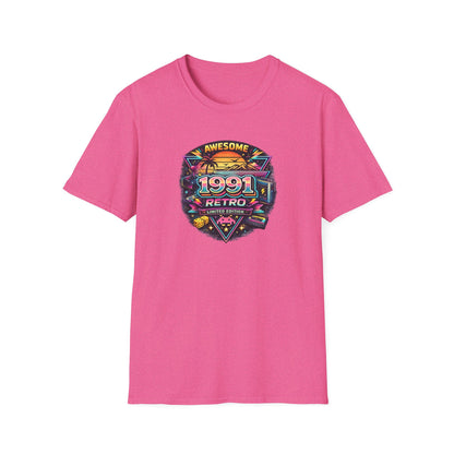 Vintage 1991 Retro Shirt – 90s Nostalgia Graphic Tee | Retro Gamer Aesthetic T-Shirt