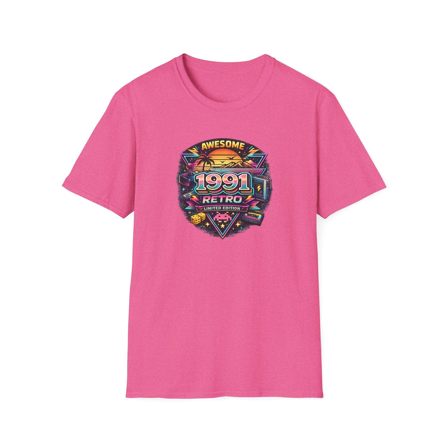 Vintage 1990 Retro Shirt – 90s Nostalgia Graphic Tee | Retro Gamer Aesthetic T-Shirt