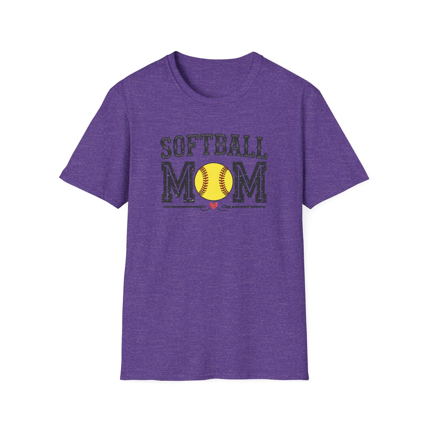 Softball Mom Shirt – Vintage Style Game Day Tee, Softball Mom Graphic T-Shirt, Sports Mom Gift, Women’s Softball Season Apparel