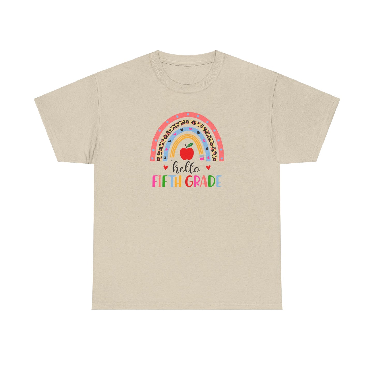 Fifth Grade Rainbow Team T-Shirt - Perfect for Teacher Teams