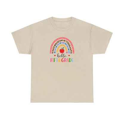 Fifth Grade Rainbow Team T-Shirt - Perfect for Teacher Teams