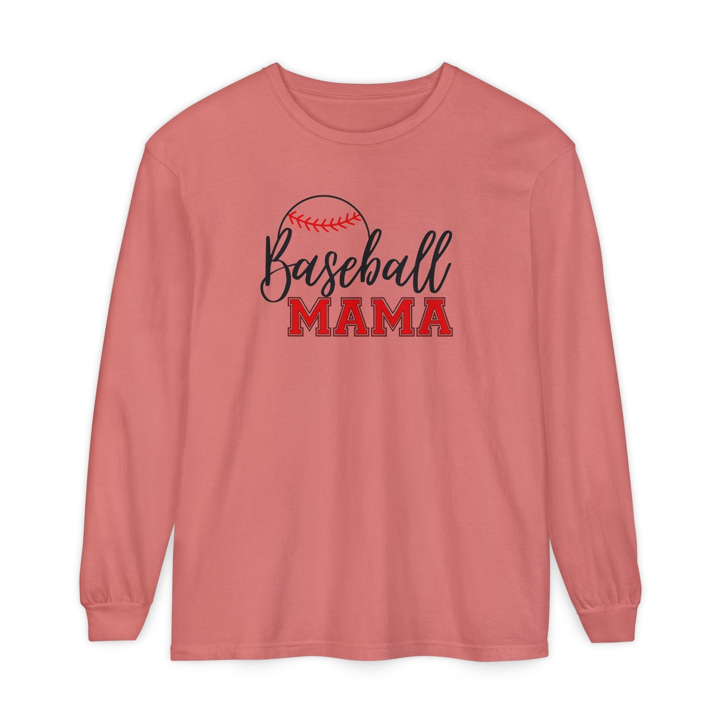 Personalized Baseball Mama Shirt – Custom Player Name & Number Back – Varsity Sports Mom Tee – Game Day Shirt