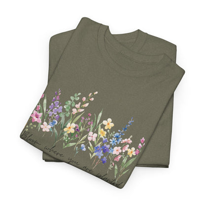 Floral Graphic Tees – Inspirational & Botanical Aesthetic T-Shirts for Women