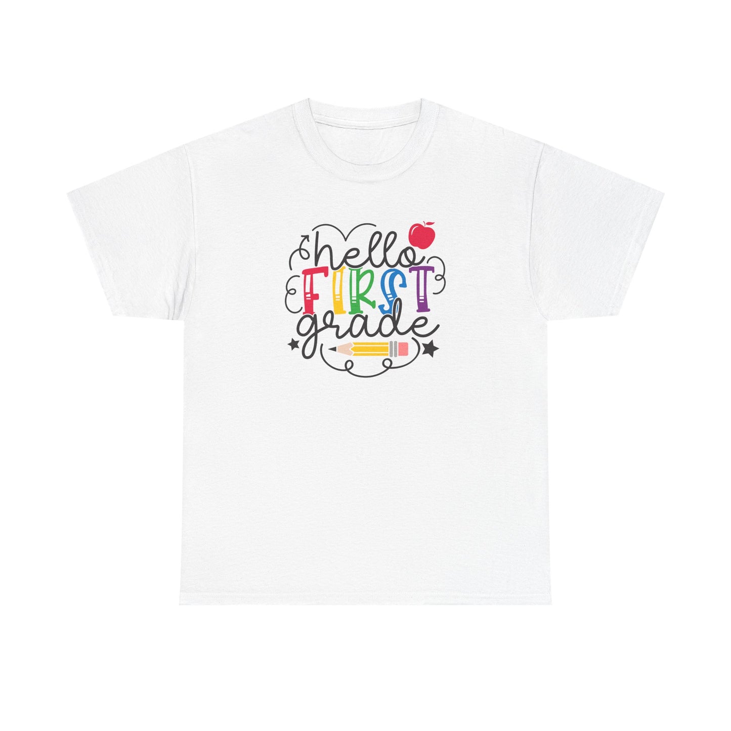 Hello First Grade Shirt 🍎