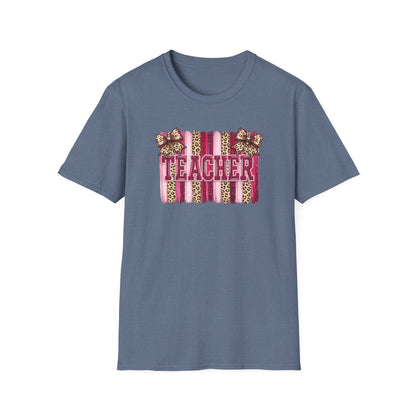 School Spirit Collection - Leopard Stripe T-Shirt