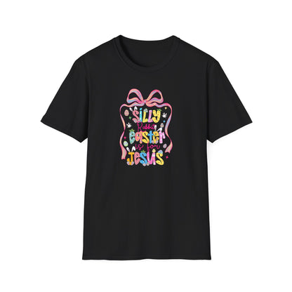 Silly Rabbit Easter Shirt, He Is Risen Christian Easter Tee, Religious Easter T-Shirt, Faith Based Spring Shirt, Cute Church Easter Outfit