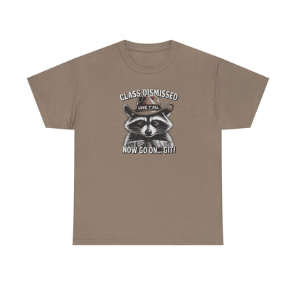 Raccoon Graphic Tee - Class Dismissed Raccoon Teacher Shirt
