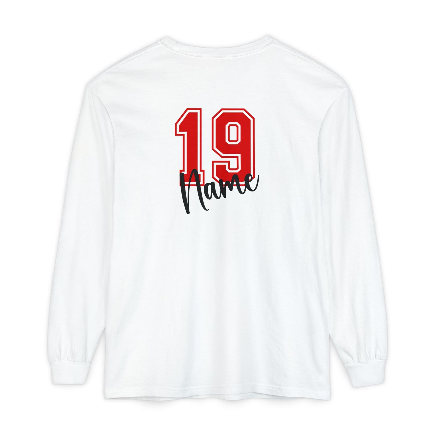 Personalized Baseball Mama Shirt – Custom Player Name & Number Back – Varsity Sports Mom Tee – Game Day Shirt