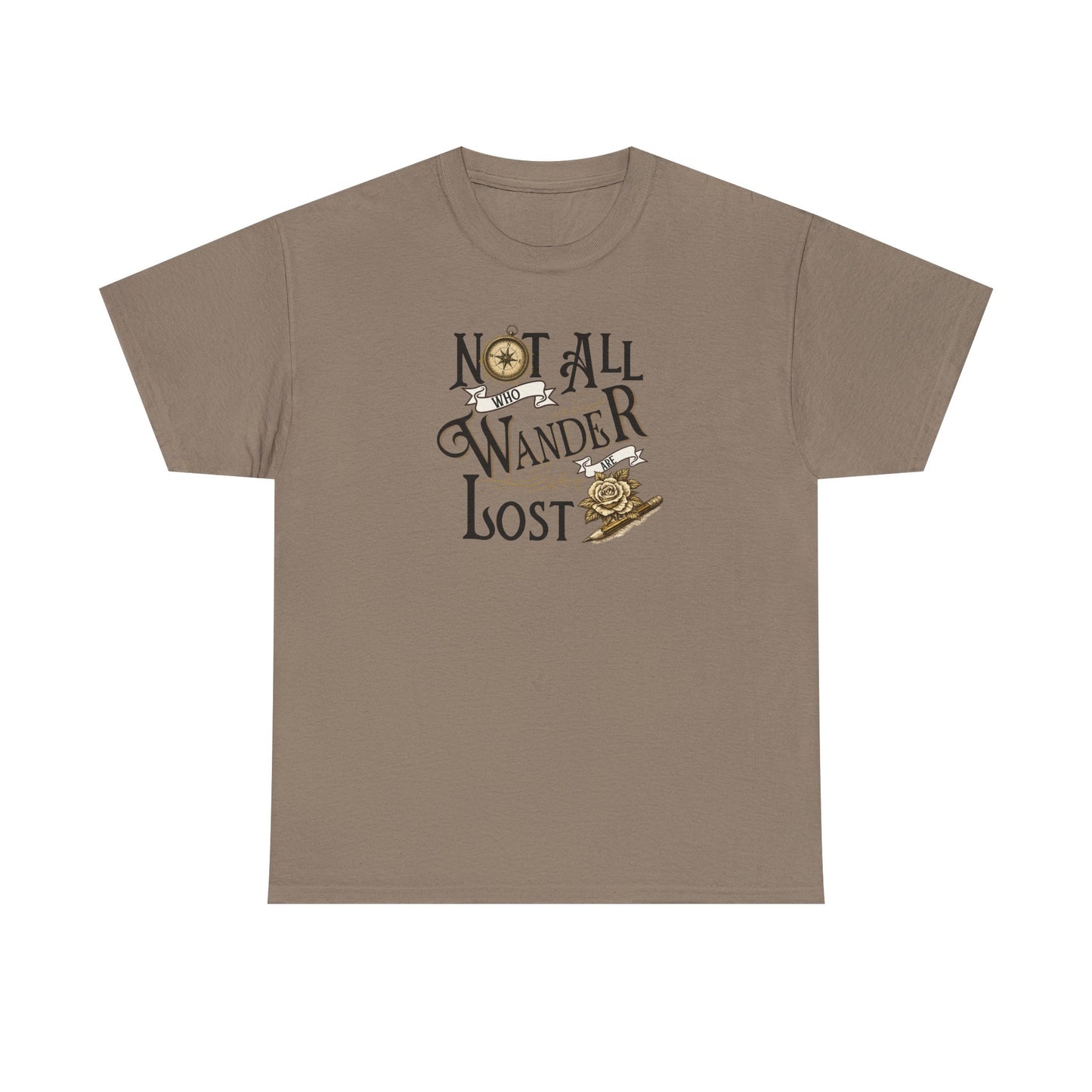 Not All Who Wander Are Lost T‑Shirt – Adventure Travel Graphic Tee