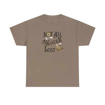 Not All Who Wander Are Lost T‑Shirt – Adventure Travel Graphic Tee