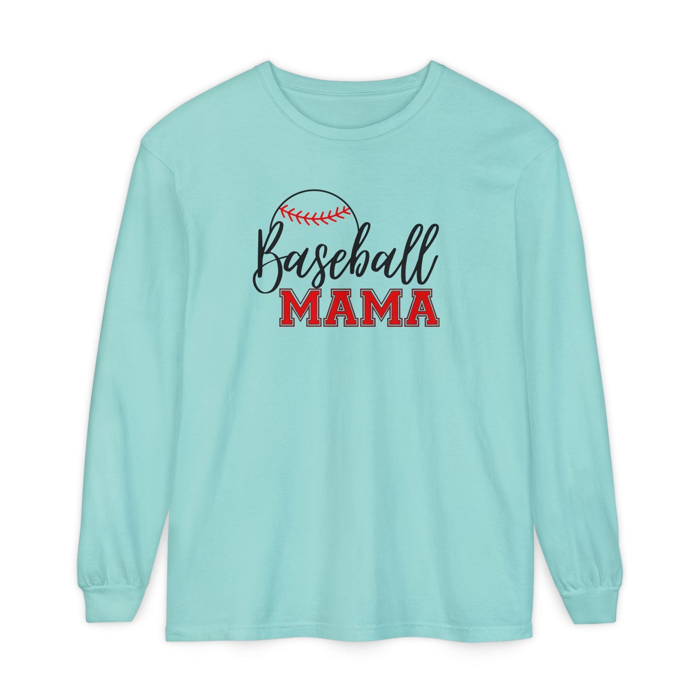 Personalized Baseball Mama Shirt – Custom Player Name & Number Back – Varsity Sports Mom Tee – Game Day Shirt
