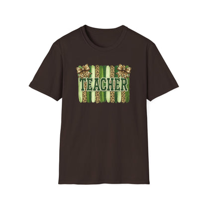 School Spirit Collection - Leopard Stripe T-Shirt