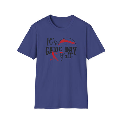 It’s Game Day Y’all Baseball Shirt – Cute Game Day Graphic Tee | Baseball Mom Southern Style Sports Shirt