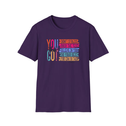 T-Shirt — "You Got This" Inspirational Motivational Graphic Tee - State Testing Tee