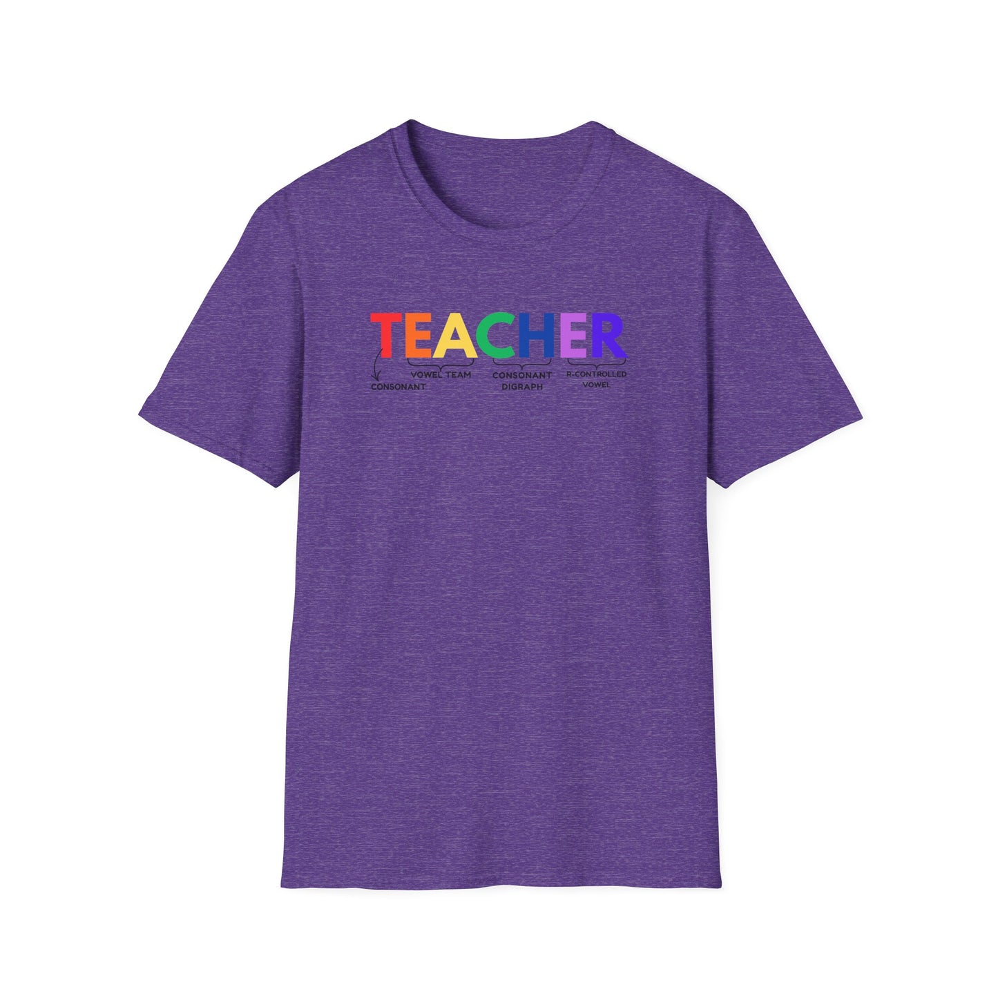 "TEACHER" Phonics Word Segmentation Shirt – Spelling Rules Edition