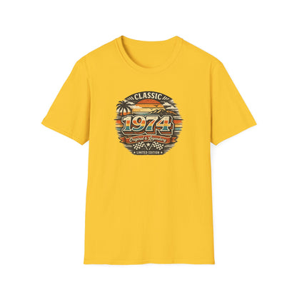 Vintage 1974 Classic Birthday Shirt – Retro Birth Year T-Shirt