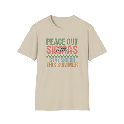 Peace Out Teacher Shirt – Funny Last Day of School Tee