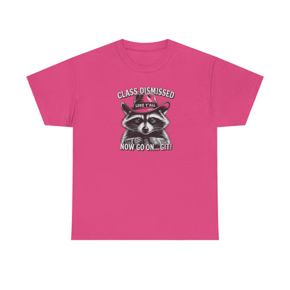 Raccoon Graphic Tee - Class Dismissed Raccoon Teacher Shirt