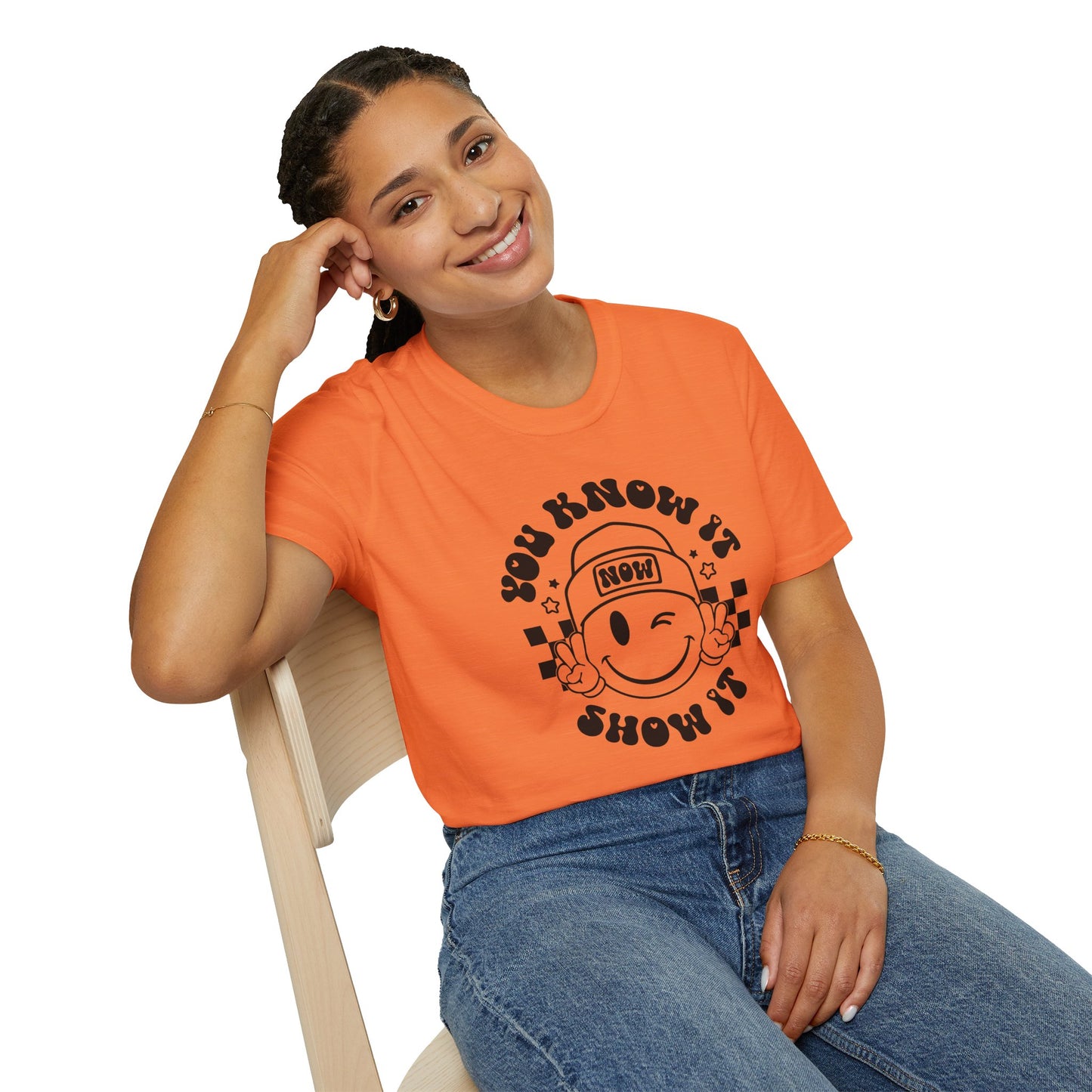 You Know It, Now Show It T-shirt - State Testing T-shirts - Winky Eye Smiley Face