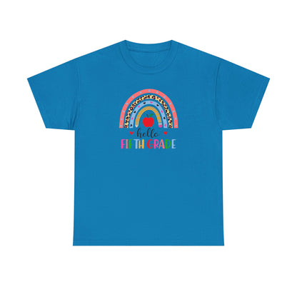 Fifth Grade Rainbow Team T-Shirt - Perfect for Teacher Teams