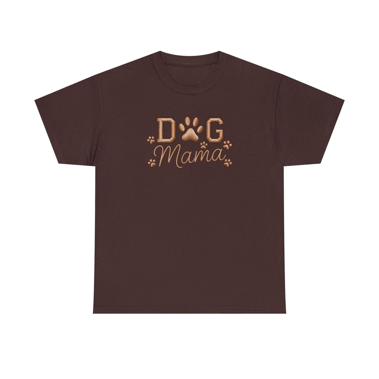 Dog Mama T‑Shirt – Paw Print Graphic Tee for Dog Lovers - Cute Dog Lover Graphic Tee