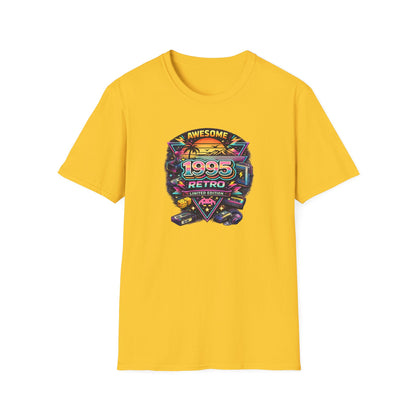 Vintage 1995 Retro Shirt – 90s Nostalgia Graphic Tee | Retro Gamer Aesthetic T-Shirt