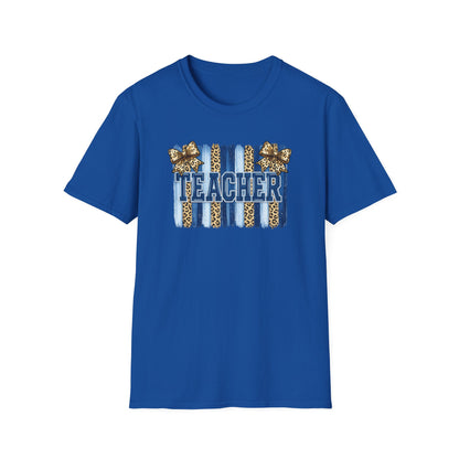 School Spirit Collection - Leopard Stripe T-Shirt