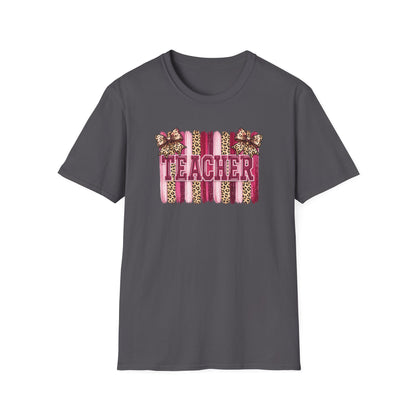School Spirit Collection - Leopard Stripe T-Shirt