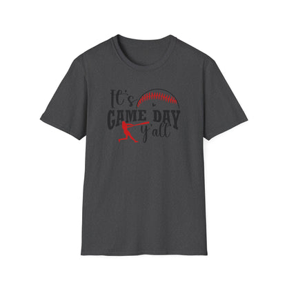 It’s Game Day Y’all Baseball Shirt – Cute Game Day Graphic Tee | Baseball Mom Southern Style Sports Shirt