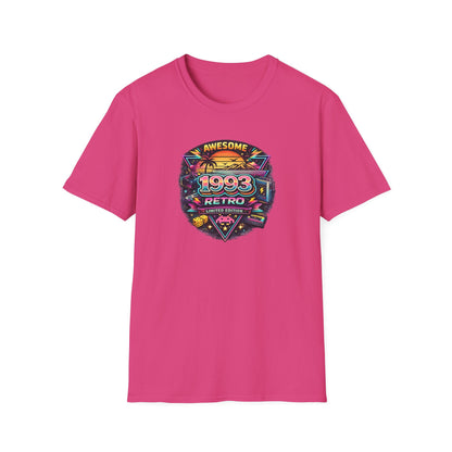 Vintage 1993 Retro Shirt – 90s Nostalgia Graphic Tee | Retro Gamer Aesthetic T-Shirt