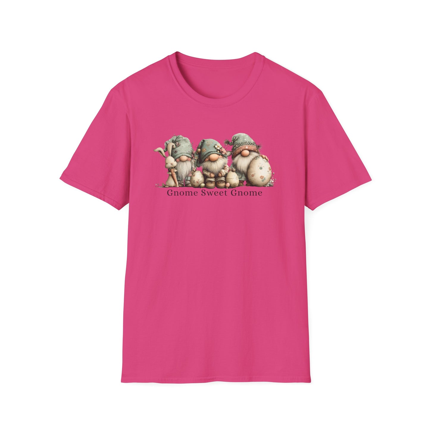 Gnome Sweet Gnome T-Shirt — Cute Woodland Gnome Trio Tee
