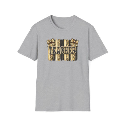 School Spirit Collection - Leopard Stripe T-Shirt