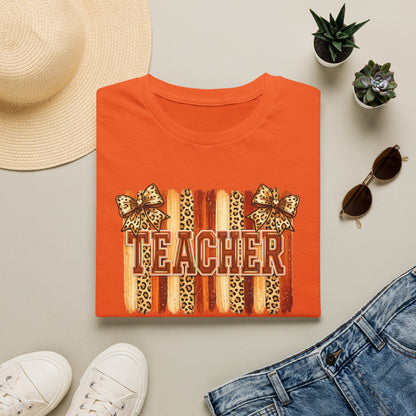 School Spirit Collection - Leopard Stripe T-Shirt