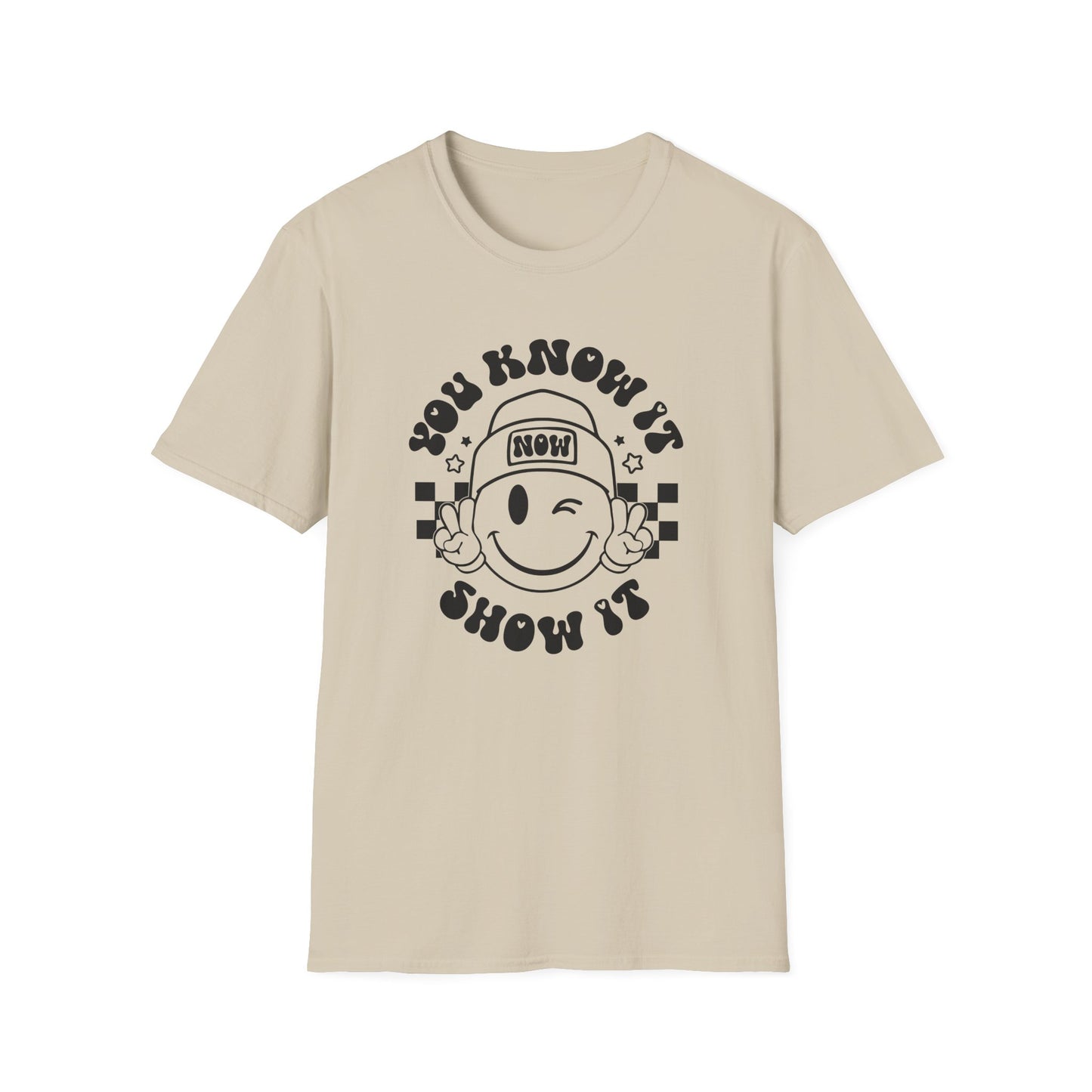 You Know It, Now Show It T-shirt - State Testing T-shirts - Winky Eye Smiley Face