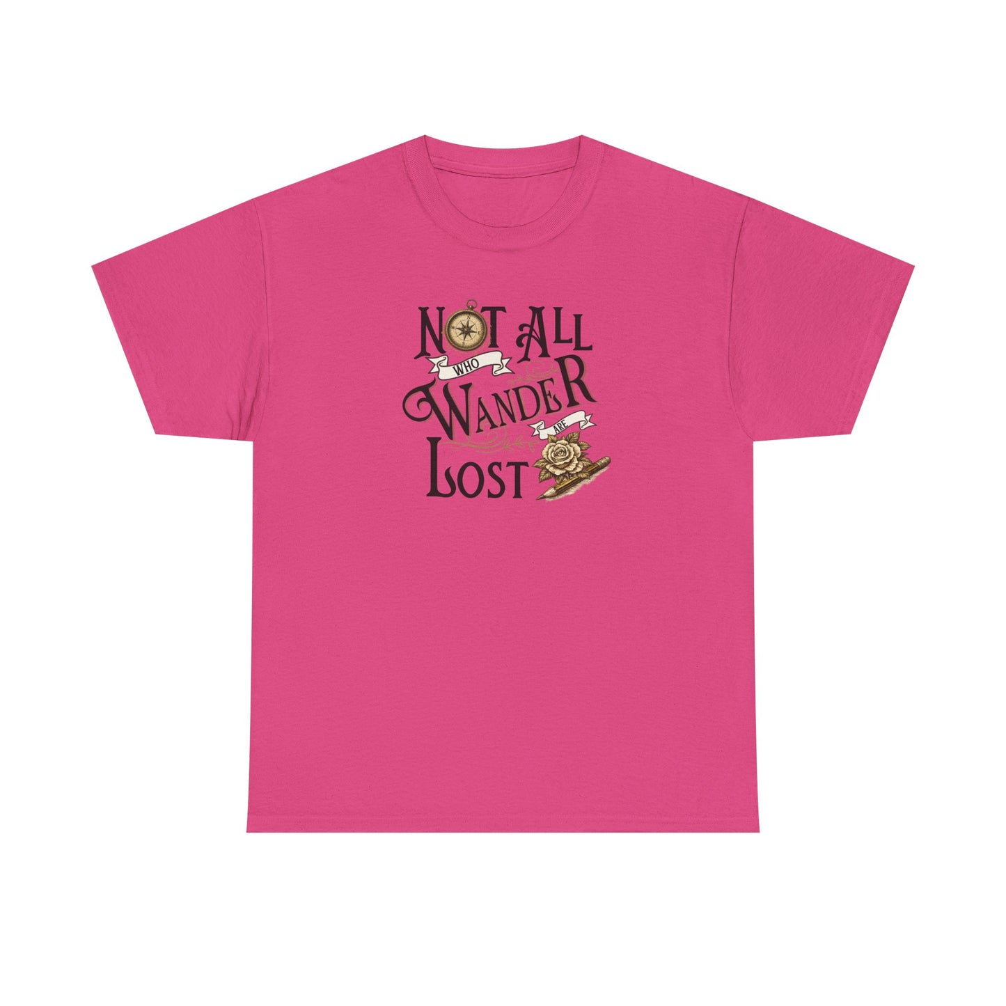 Not All Who Wander Are Lost T‑Shirt – Adventure Travel Graphic Tee