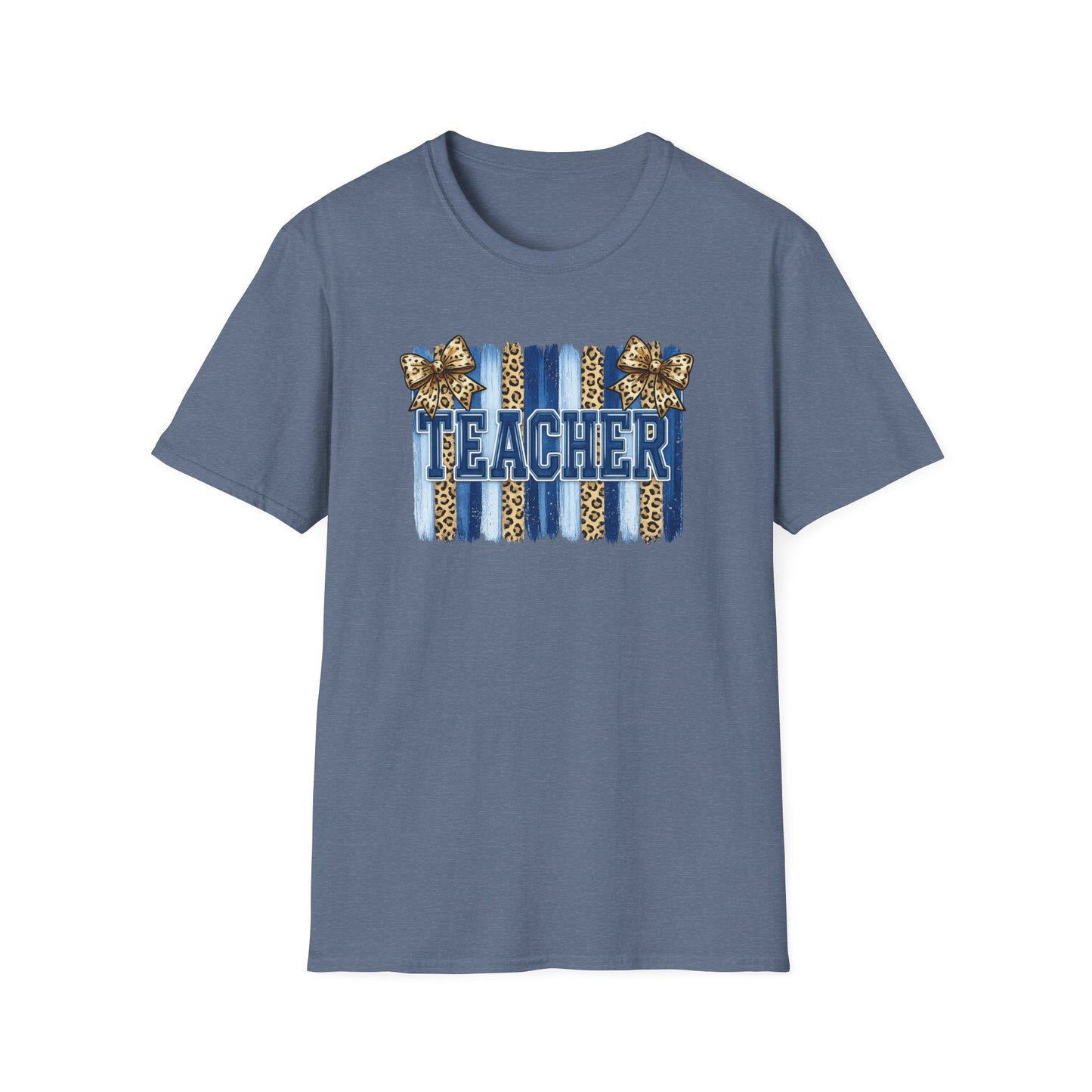 School Spirit Collection - Leopard Stripe T-Shirt