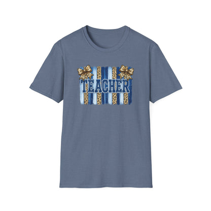 School Spirit Collection - Leopard Stripe T-Shirt