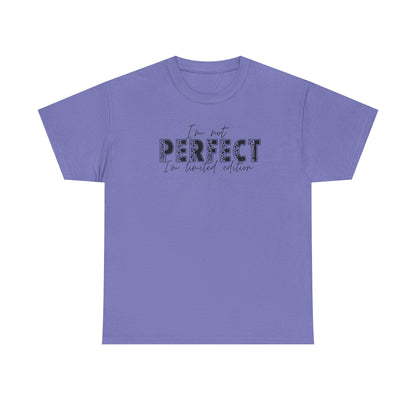 I’m Not Perfect, I’m Limited Edition Leopard Print Tee – Inspirational Graphic T-Shirt