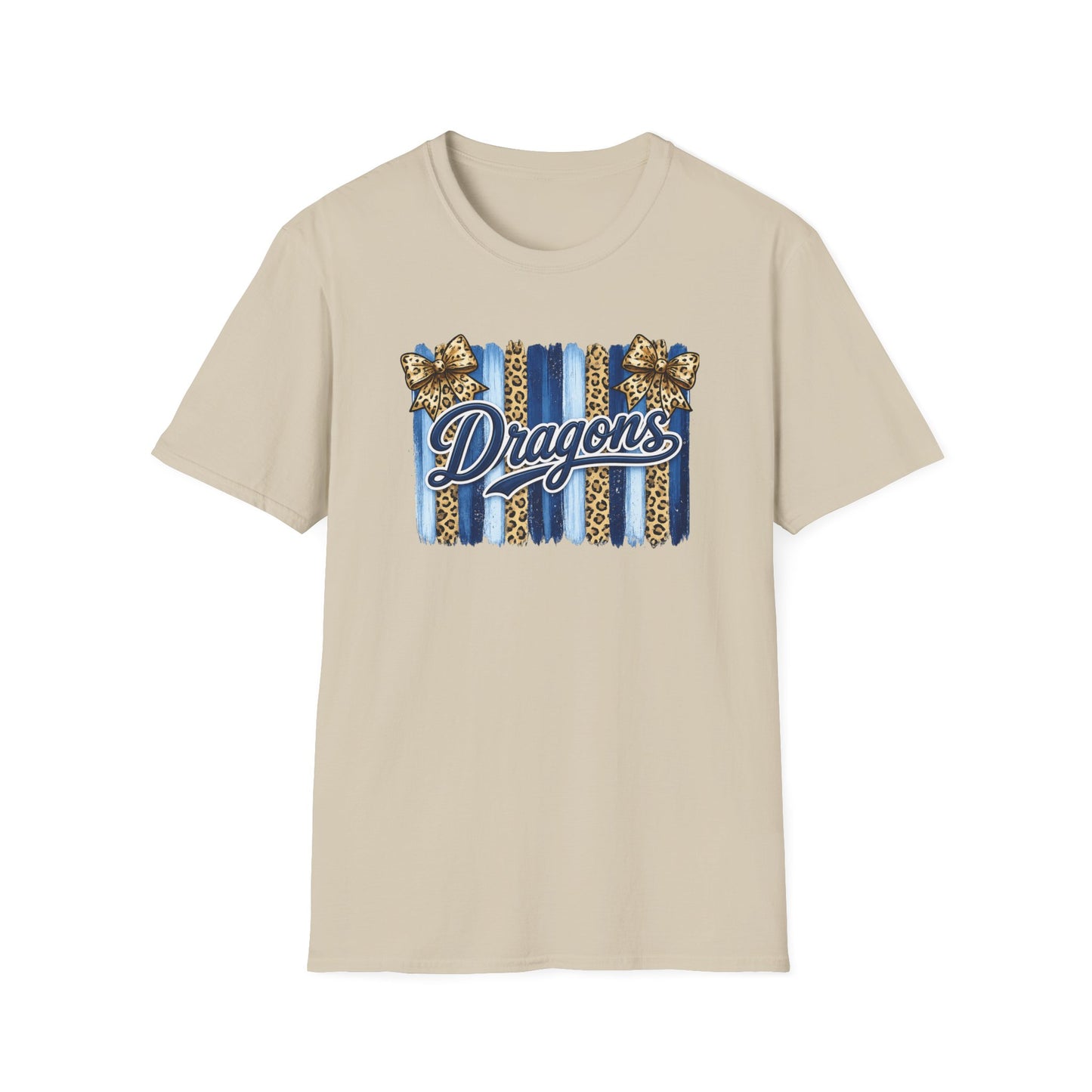 School Spirit Collection - Leopard Stripe T-Shirt