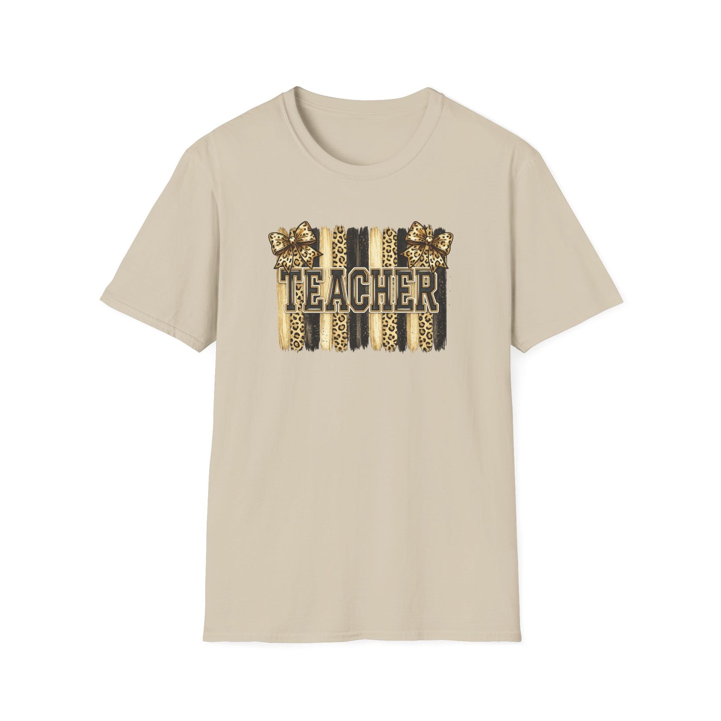 School Spirit Collection - Leopard Stripe T-Shirt