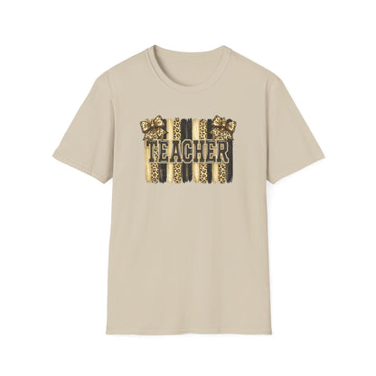 School Spirit Collection - Leopard Stripe T-Shirt