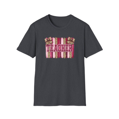 School Spirit Collection - Leopard Stripe T-Shirt