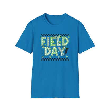 Cute Green Polka Dot School Field Day T-Shirt