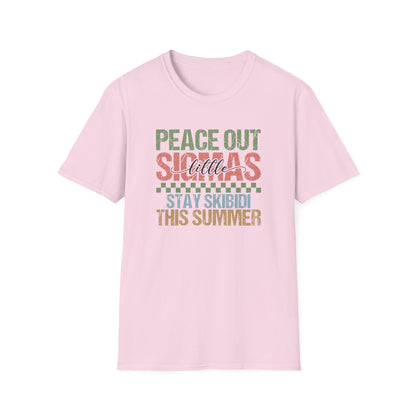 Peace Out Teacher Shirt – Funny Last Day of School Tee