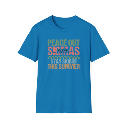 Peace Out Teacher Shirt – Funny Last Day of School Tee