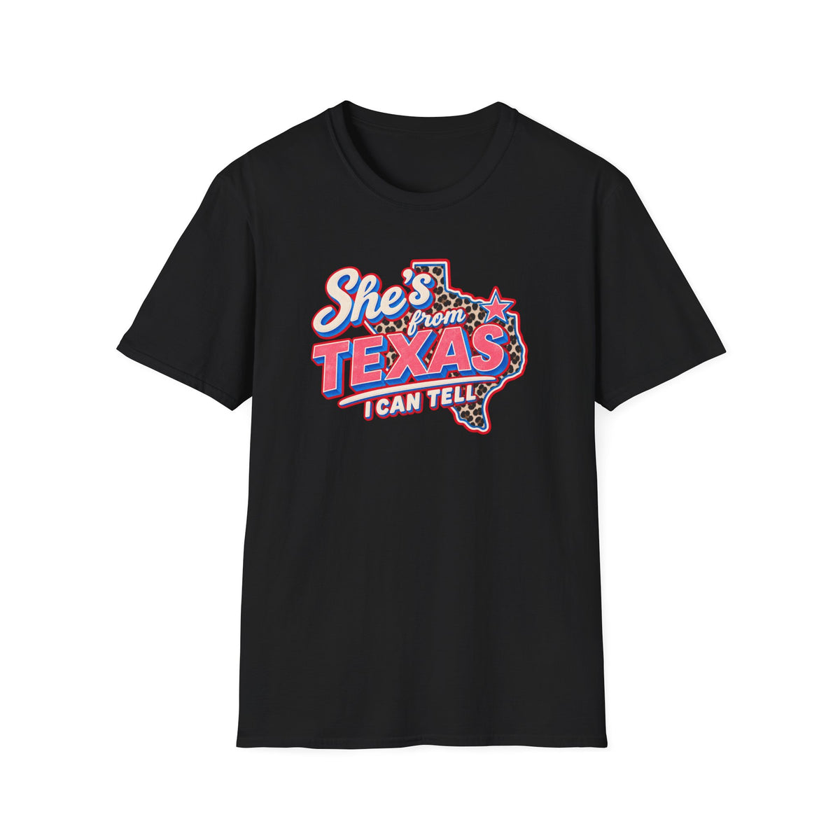 She’s From Texas I Can Tell Shirt | Retro Western Texas Graphic Tee | Southern Cowgirl T-Shirt