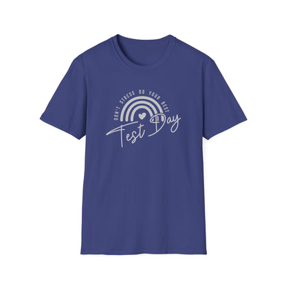 Test Day T-Shirt — 'Test Day' Rainbow Graphic Tee for Students & Teachers
