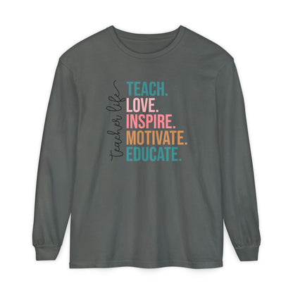 Teacher Life Long Sleeve Shirt