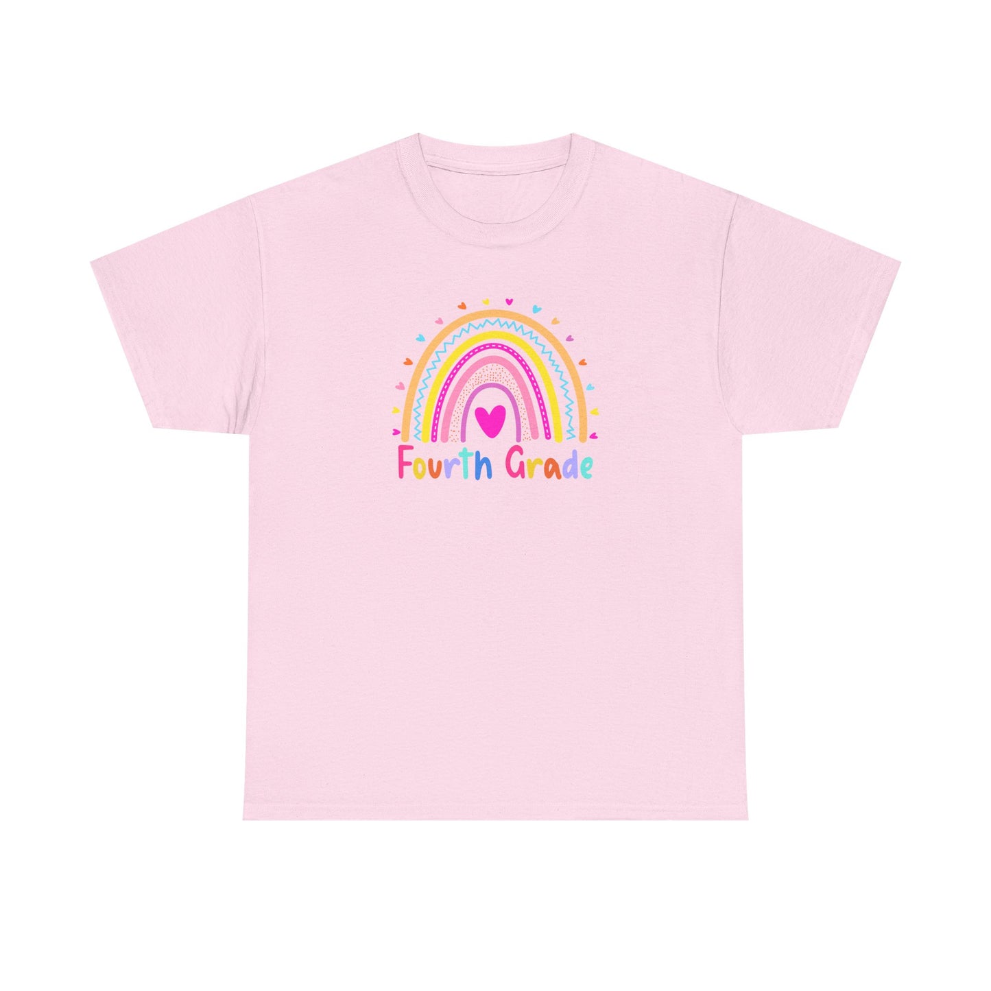 Fourth Grade Rainbow T-Shirt — Perfect for Classroom Fun