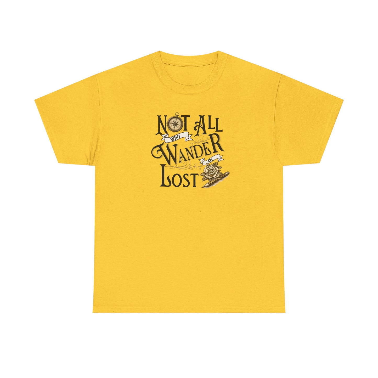 Not All Who Wander Are Lost T‑Shirt – Adventure Travel Graphic Tee